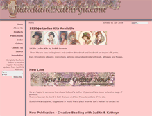 Tablet Screenshot of judithandkathryn.com